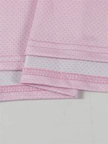 夏季运动街头风格宽松粉色女式上衣，V 领数字印花短袖网眼拼接棒球服 Y2k T 恤