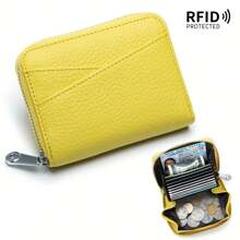 1pc Short Japanese Style Coin Purse, Solid Color Minimalist Accordion Card Wallet, Large Capacity Women Coin Pouch, Suitable For Girls, Ladies, Office Workers, Great For Work, Business Trip, Commuting, Travel