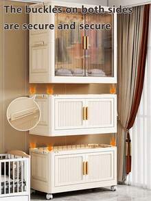 5/4/3/2/1 Layer Foldable Wardrobe Closet Organizer, Apartment Dorm Hanging Clothes Rack Storage Cabinet For Rental House Home Use - Color Mixing - View 8