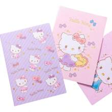 Sanrio Cuaderno de línea de coche tamaño B5 con imagen de Sanrio, cuaderno de diario estudiantil muy atractivo con diseño de dibujos animados