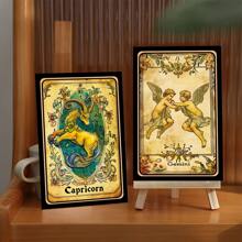 12 autocollants décoratifs pour mur, divination et insight de cartes arithmétiques avancées, décoration de cartes de prédiction amusante, thème classique du tarot, cadre photo mural et cadre photo, scrapbooking, etc.
