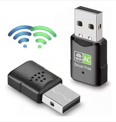 Tarjeta De Red Adaptador WiFi USB de escritorio 600M Dual Band 2.4GHz 5GHz Tarjeta de red inalámbrica