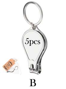 1/5/10pcs Personalized Multi-Function Nail Clipper Keychain Gift Set, Including Card & Bag, Birthday Party, Christening, First Holy Communion, Gifts For Him, Back To School, Teacher Gifts, Wedding Guest Favors, Thoughtful Gift, Bridal Shower Gifts - Multicolor - View 12