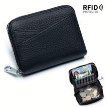 1pc Short Japanese Style Coin Purse, Solid Color Minimalist Accordion Card Wallet, Large Capacity Women Coin Pouch, Suitable For Girls, Ladies, Office Workers, Great For Work, Business Trip, Commuting, Travel