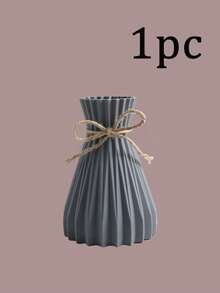 1 Modern Home Decoration Vase Desktop Flower Arrangement Plastic Vase Resistant To Fall And Collision For Decorating Rooms, Bedrooms, Living Rooms, Balconies, Restaurants, Kitchens, Holiday Party Decorations Room Decor Flower Vase Glass Vase