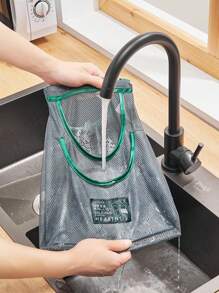 1/2 piezas Bolsa de malla de almacenamiento de cocina versátil - Organizador montado en la pared para frutas, verduras, jengibre y ajo, bolsa de gran capacidad, artículos de almacenamiento y organización de cocina, canastas de malla de cocina ahorradoras de espacio, accesorios de cocina (Revise cuidadosamente el tamaño antes de realizar el pedido)