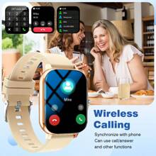 LOMAXFR Smart Watch, Wireless Calling /Dial, Multi -Sport Mode, Calling Reminder And Rejection,Information Reminder,SMS Reminder,Holiday Gifts, Birthday Gifts
