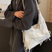 New Arrival Large Capacity Commuter Tote Bag, Versatile Chain Shoulder Crossbody High-End Backpack For Women - Black - View 8