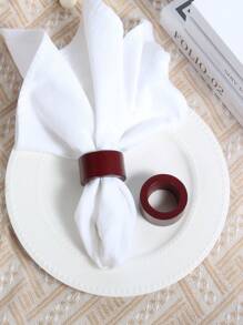 Handmade Wooden Napkin Rings, Suitable For Tabletop Decor, Weddings, Thanksgiving, And Home Decoration (Wooden Rings)