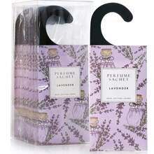 2pcs Oversized Lavender Hanging Wardrobe Deodorizer, Air Freshener With Long Lasting Fragrance, Home Decor