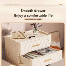 3/4/5/6 Layer Rolling Multi-Purpose Storage Drawer - Large Capacity Single Door Storage Cabinet - Plastic Drawer Storage Rack, Space Saving Kitchen Storage Rack, Used For Storing Snacks, Beverages, Bookshelves, Clothes, Suitable For Kitchen, Living Room, Study Closet, Bathroom