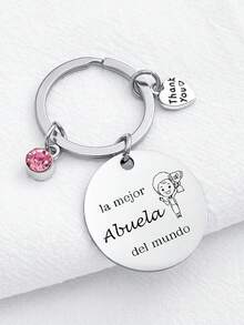 1pc/2pcs Stainless Steel Keychain - "The Greatest Grandparents Ever" Engraved Grandma And Grandpa Trophy Design, Ideal For Birthday, Christmas And Thank You Gifts Gifts For Mother, Father, Graduation, And Teacher - Multicolor - View 14