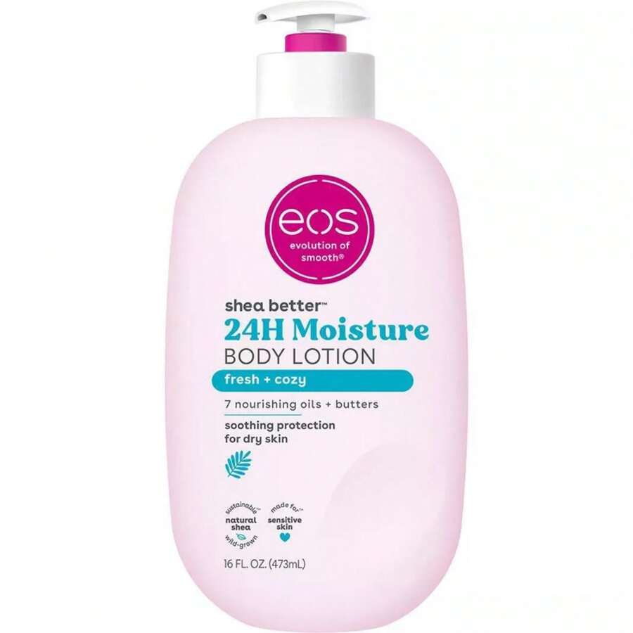 Loción corporal hidratante Eos Shea Better Fresh And Cozy - 16 Onzas Fluidas - 1 - Ver 1