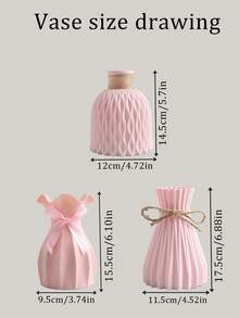 1 Modern Home Decoration Vase Desktop Flower Arrangement Plastic Vase Resistant To Fall And Collision For Decorating Rooms, Bedrooms, Living Rooms, Balconies, Restaurants, Kitchens, Holiday Party Decorations Room Decor Flower Vase Glass Vase