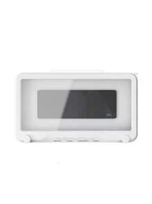 360° Rotatable Bathroom Phone Holder - Wall Mounted, Transparent Anti-Fog Touch Screen Holder. Bathroom Accessories, Shower Smartphone Holder/Phone Box, Suitable For Bathroom And Toilet, Bathroom Plastic Shower Curtain, Kitchen, Convenient For Watching Movies/Watching Live Broadcasts.