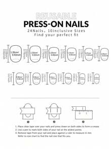 24Pcs Y2K Short Oval Heart Nails Design French Tip Press On Nails Set ,Perfect Fit Acrylic Fake Nails, Contain 1pc Jelly Glue And 1pc Nail File, Suitable For Women And Girls'daily Work, Study And Parties Use