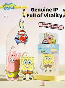 SPONGEBOB 3 Stücke Autoduft Aromatherapie Lufterfrischer - lang anhaltender Duft, Autoduftbaum für Innenraum, Autoduftbaum