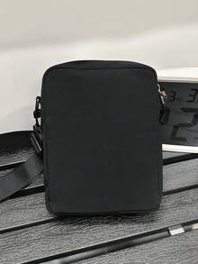 Small Niche Design Waterproof Cloth Mobile Phone Bag New Korean Version Fashionable Versatile Shoulder Bag - Black - View 6