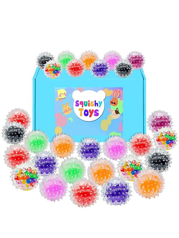 4/8/18PCS Squishy Toys Stress Ball For Relief Fidget Toys Bulk, Squeeze Balls For Adult With ADHD, Autism Fidgets(Random)