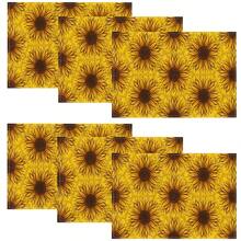 1/4/6/8/12 Piezas Manteles de mesa impresos de lino lavables, almohadillas protectoras de superficie, manteles de mesa de comedor para interiores y exteriores, adecuados para fiestas festivas, decoración de cocina y mesa de comedor