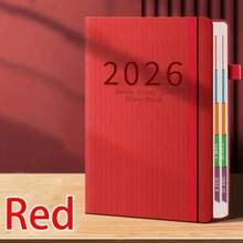 2026 New Hardcover Spiral Bound Agenda Planner Notebook, 400 Pages Daily Planner Calendar Journal, Time Management Self Discipline Tracker, 365 Days Planner For Office,School Supplies,Back To School