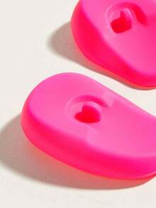 1Pair Hair Dyeing Earmuffs Silicone Hair Dyeing Waterproof Earmuffs Hair Salon Hair Dyeing Oil Inverted Earmuffs Hairdressing Tool - Multicolor - View 5