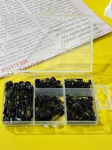 150 Pins Paper Clips Set In Five Boxes Dress Accessories Pin For Clothes Bag Charm School Office Accessories Shirts Jacket Jewelry Christmas Halloween Clothes Pin Funny Cute Teacher Gifts Halloween Accessories Teachers Day