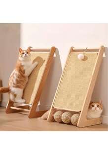 1 Robusto Graffiatoio in Sisal - Senza Disordine, Design da Divano per Esercizio e Riposo - Il Regalo Perfetto per il Tuo Gatto, Il Regalo Preferito del Tuo Gatto e Qualche Divano Preventivo in Più a Casa