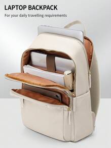 Mochila para Laptop de Lazer, Cabe Notebook de 14 Polegadas, Mochila Escolar de Grande Capacidade para Estudantes do Ensino Médio e Fundamental, Mochila para Computador com Alça de Ombro Flexível, Mochila Escolar à Prova d'Água, Mochila de Viagem Casual com Múltiplas Camadas, Mochila à Prova d'Água para Viagem Meninos e Meninas, Mochila Casual Leve, Pasta Escolar para o Ensino Fundamental, Mochilas Escolares para Adolescentes Meninos e Meninas Estudantes, Opção de 4 Cores