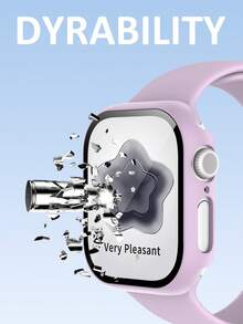 6PSC Compatible With Apple Watch Cases 40/41/42/44/45/46/49mm. Sporty, Casual, Shockproof, Scratch-Resistant, Hard PC Case With Tempered Glass Screen Protector (2-In-1 Design). Compatible With Apple Watch Ultra/11/10/9/8/7/6/5/4/SE Men's And Women's Cases. 6 Colors Available. - 6 Color Combination -4 - View 9