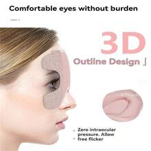 1pc 3D Contoured High Rebound Eye Mask, Non-Pressing Eye Socket, Suitable For Travel, Afternoon Nap, And Sleep - Multicolor - View 4