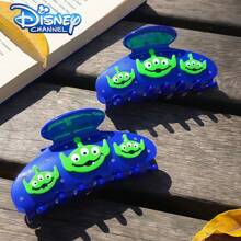 Disney Die Haaraccessoires der dreiäugigen Männer aus Disney's *Toy Story*, inklusive der diamantenbesetzten Haarkrallen und der dreidimensionalen Haarclip-Accessoires, sind multifunktionale Haarornamente. Sie können das Haar fest greifen und sind aus hochwertigen Materialien gefertigt. Sie sind außergewöhnliche Geschenke für Freunde. Sommer
