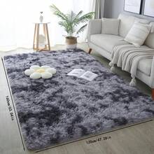 1pc Soft & Fluffy Luxury Long Pile Carpet - Plush, Non-Slip, Machine Washable, Non-Fading, Soft Touch, Suitable For Living Room, Bedroom, Home Decor, Room Decor, Decorative Rug, Floor Covering! - Dark Grey - View 23