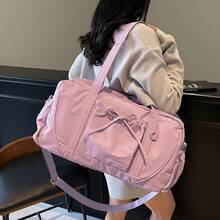 New Short-Distance Travel Bag, Women's Large-Capacity Business Trip And Travel Carry-On Bag, Swimming And Yoga Bag, Sports And Fitness Bag - Black - View 5