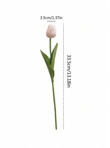 3 PCS Tulips Artificial Flowers, Home Decoration, Living Room Artificial Flowers For Bedroom Decoration, Fake Plants, Autumn Interior, Room, Desk, Garden Decoration, Valentine's Day Gifts
