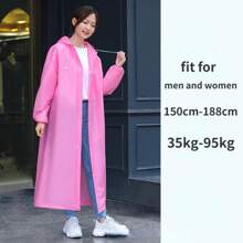 Transparent Windproof Bicycle Motorcycle Raincoat Woman Rain Poncho Impermeable EVA Hiking Raincoats For Man Rainwear