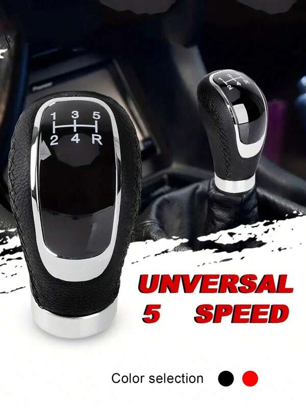 Manopla de câmbio manual universal de 5 velocidades, cabeçote de câmbio de transmissão manual para modificação de carro