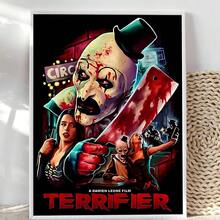 1PC Classic Movie Art The Clown Poster Sticker Coffee House Bar Home Decor Figures Home Decoration Painting Wall Art Bedroom Cartoons Decor Wallpaper Wall Bedroom Decoration - Frameless - Multicolor - View 38