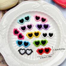 10/30pcs Assorted Color Cartoon Eye Resin Craft Decor Accessories For DIY Phone Case, Hair Clips, Fridge Magnets, Earrings, Pendant - Mixed Colors - View 18