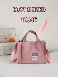 A Mini Spring And Summer New Basic Style Simple Casual Versatile Small Square Handbag Ins Fashion Women'S Shoulder Bag. Suitable For Beach Vacation, Lightweight Elegant Design Bag, Handbag, Large Capacity, Suitable Daily Use, Work Vacation. Customized Bag With Personalized Name Or Holiday Message. - Multicolor - View 2