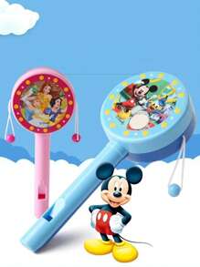 Disney Disney Princess Series,Mickey Mouse Plays The Rattle-Drum Toys.Rattle Bell Cartoon Rattle Drum Toy Kindergarten Baby Early Education Toy.Baby Early Education Toy Rattle Bell Cartoon Rattle Drum Baby Toy.