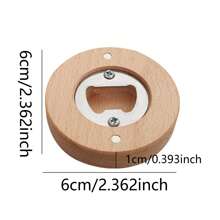 5pcs/10pcs/20pcs/30pcs Customized Magnetic Wooden Round Bottle Opener, Wedding Gift, Guest Favors, DIY Text, Name, Blessing, Bottle Opener, Suitable For Wedding, Party, Bar, Gift For Father,Multi-Functional, Ornamental,Reusable,Exquisite,Stylish,High-Quality,Colorful,Modern,Custom,Personalized,Unique,Ideal Gifts For Him,Ideal Gifts For Her,Boyfriend,Dad,Girlfriend,Mom,Family,Friends,Tea Room,Home,Garden,Office,For Anniversaries,For Valentine's Day,For Mother's Day,For Birthdays,For Father's Day,For Graduation,For Weddings,For Housewarming