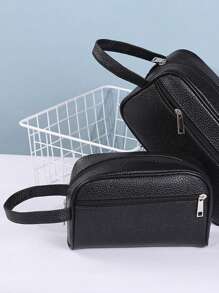 Borsa per articoli da toeletta per il viaggio di lavoro, impermeabile, per conservare i prodotti da viaggio, borsa cosmetica portatile. Borsa per il polso in PVC di colore uniforme alla moda, portamonete. Regali per Natale, Ringraziamento, San Valentino, portafogli, borse, adesivi per borse. Borsa da spiaggia estiva, borse, accessori per il ritorno a scuola, regali di San Valentino. Borsa sportiva da uomo, portadocumenti, clutch. Borsa per il make-up primaverile