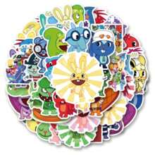 50 piezas Pegatinas de dibujos animados de amigos de los árboles divertidos, calcomanías de vinilo lindas y estéticas para botellas de agua, computadoras portátiles, teléfonos, patinetas, guitarras, equipaje, libros de recortes, cascos, bicicletas, motocicletas, automóviles, mochilas, decoración de fiestas de Halloween, Navidad, Acción de Gracias y Pascua