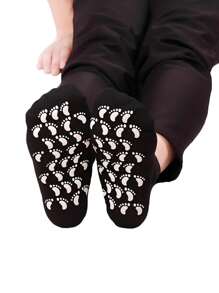 1 Pair Essential Oil Foot Mask, Moisturizing & Softening Cracked Foot Care, Nourishing Foot Gel Leg Warmers