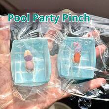 1 件全新麦芽球挤压减压玩具，生日、节日趣味小玩意礼物 - 彩色 - 查看 3