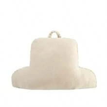 Faux Fur Backrest Pillow For Adults 23x 30 Snow Leopard - 1 - View 4
