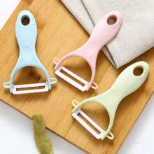 Pelador de estilo nórdico, accesorio de cocina - Cuchillo pelador cerámico multifunción para verduras y frutas, pelador de frutas y verduras