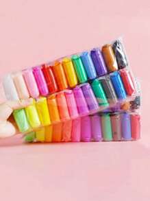 48PCS Ultra-Light Clay Plasticine Space Clay Color Clay Handmade DIY Mold Colorful Children's Day Plasticine Set (Packaging Drawings Random)Food Slime,Dry Erase Board,Slime Clear,Soft Clay,Plasticine Set,Magic Cookie Slime,Slime>Kit,Slime Containers,Air Dry Clay,Slime,Slime Kit,Clay