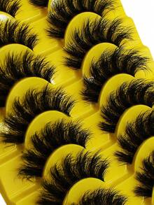 30Pairs/3Pack 3D Fluffy False Eyelashes For Dramatic Fake Eyelashes Messy False Eyelashes Fluffy Thick Lashes - 30雙 - 查看 2